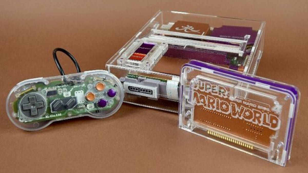 Super Nintendo, la última videoconsola transparente