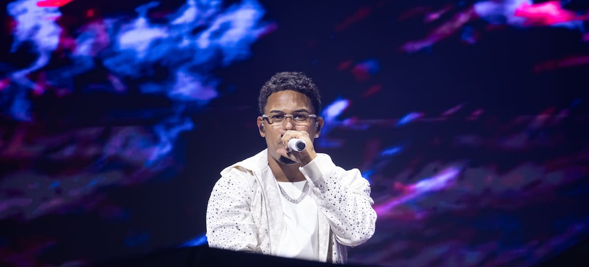 Myke Towers en concierto en el Movistar Arena de Madrid