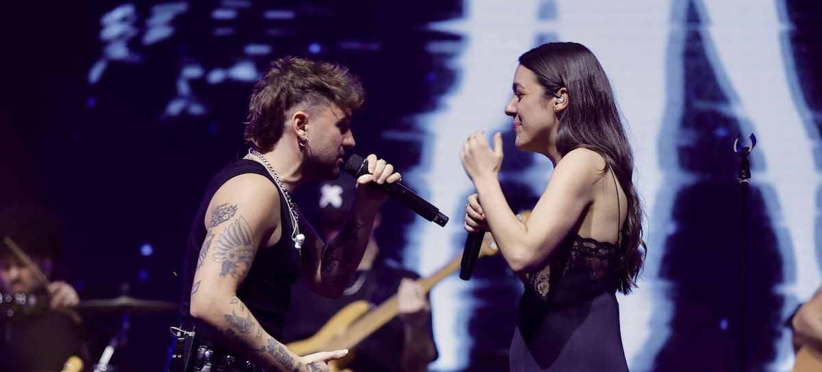 Dani Fernández y Valeria Castro