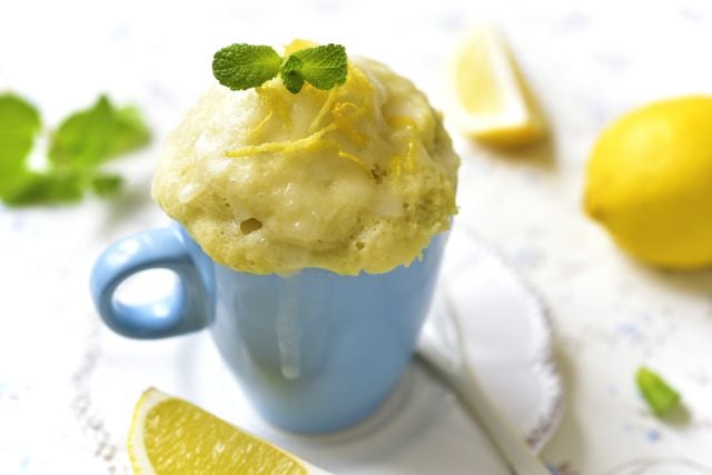 Un Mug Cake fácil de hacer.