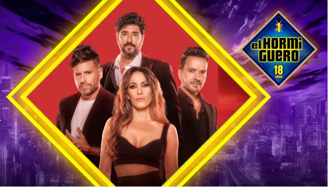 Malú, Luis Fonsi, Pablo López y Antonio Orozco en &#039;El Hormiguero&#039;