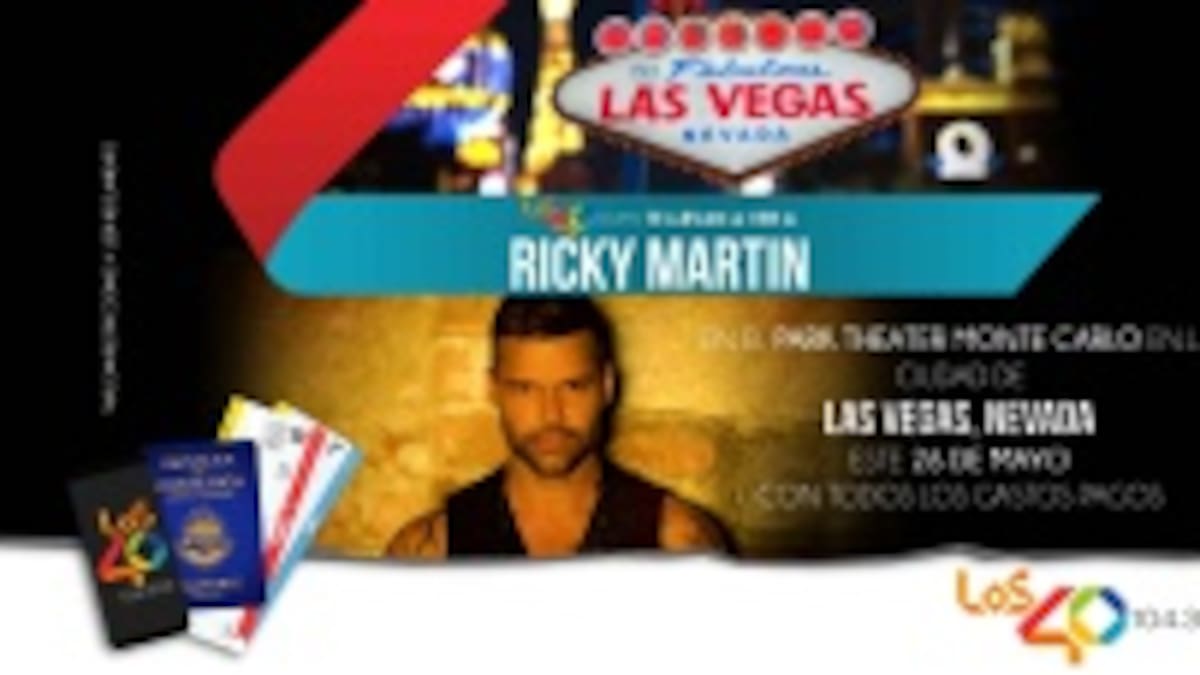 Disfrutá de Ricky Martin en Las Vegas con LOS40