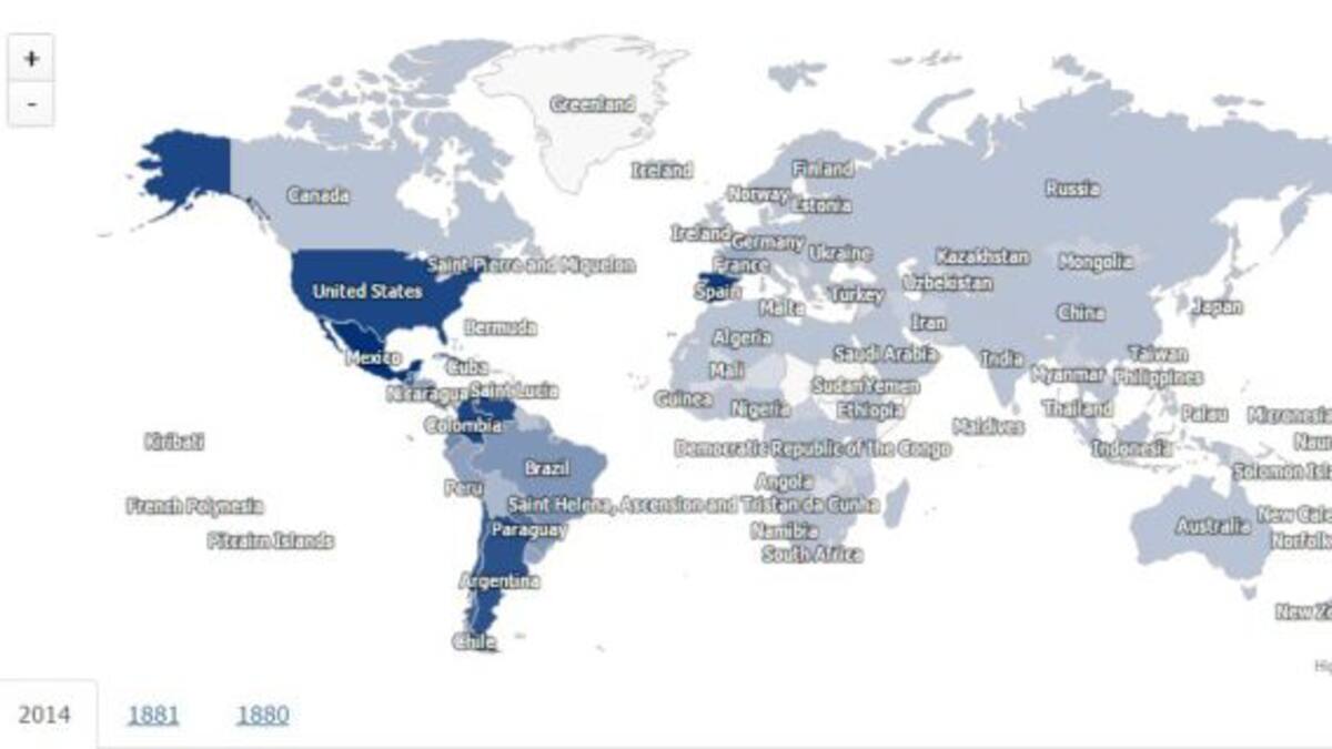 ¿En qué país del mundo hay más gente con tu apellido?