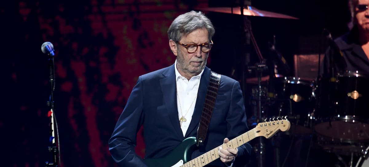 Eric Clapton, durante un concierto en 2020 en Londres