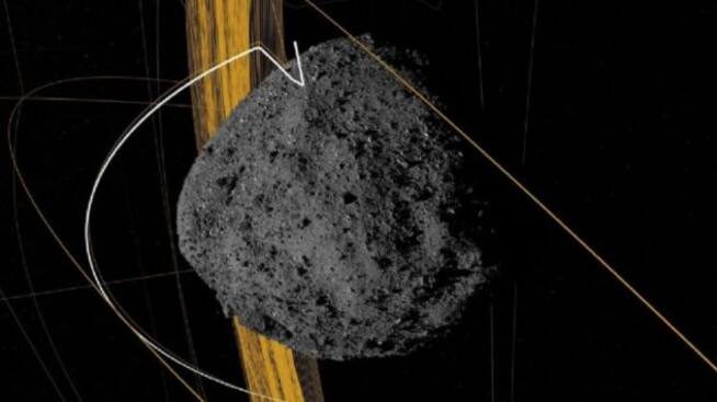 La trayectoria del asteroide podría cambiar hacia la Tierra.