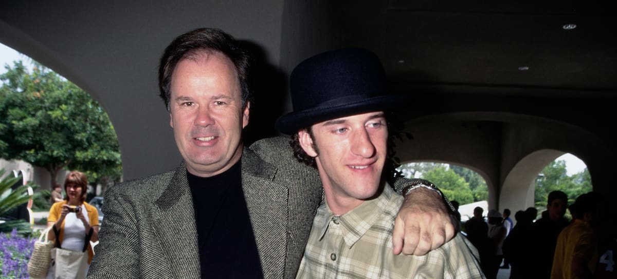 Dennis Haskins, y Dustin Diamond, en 1997.