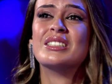 Tania Deniz se derrumba en el plató de ‘El debate de las tentaciones’ viendo el sufrimiento de Samuel