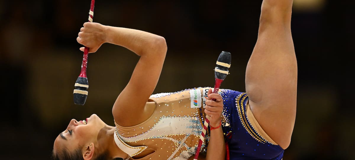 La gimnasta Daniela Picó en el mundial de gimnasia rítmica de 2026