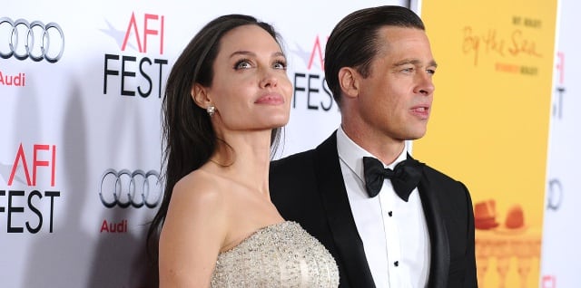 Brad Pitt y Angelina Jolie.