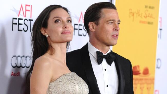 Brad Pitt y Angelina Jolie.