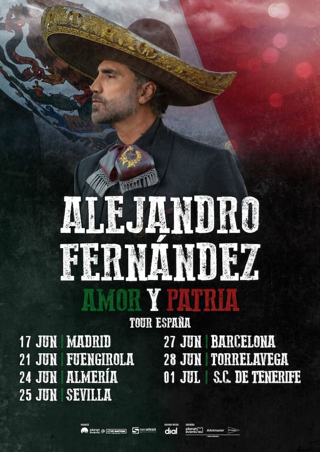 Alejandro Fernández anuncia su gira española.