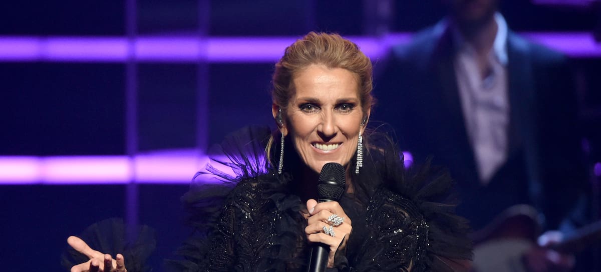 Céline Dion durante una actuación en Los Ángeles, California, en 2019.