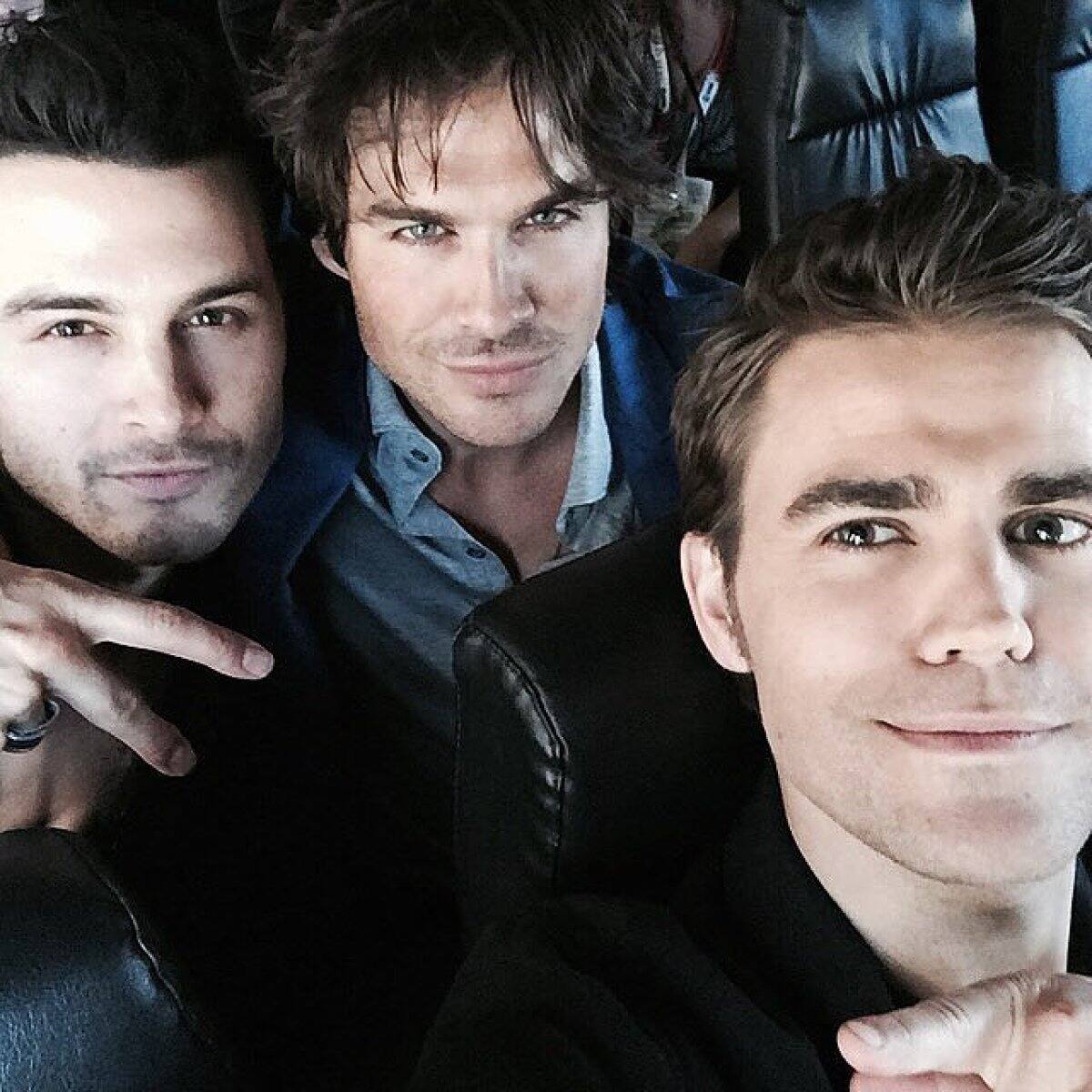 Michael Malarkey, Ian Somerhalder y Paul Wesley