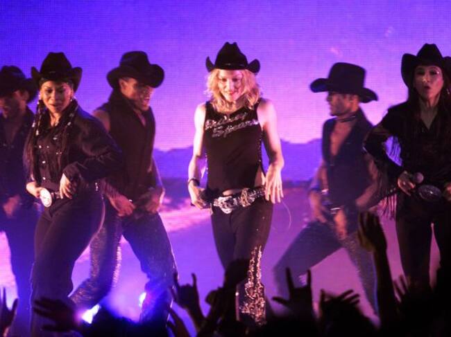 Madonna en el 'Don't Tell Me Promo Tour' en el Roseland de Nueva York en noviembre de 2000.