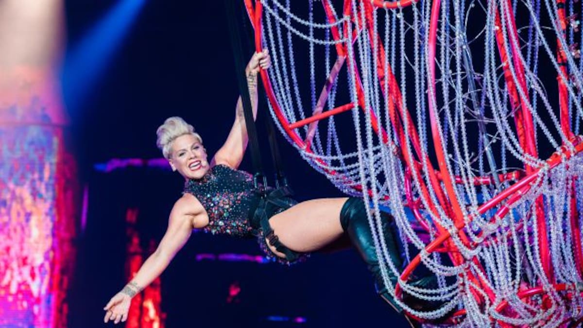 P!nk pone al Rock in Rio a sus pies con una impresionante actuación volando sobre el público