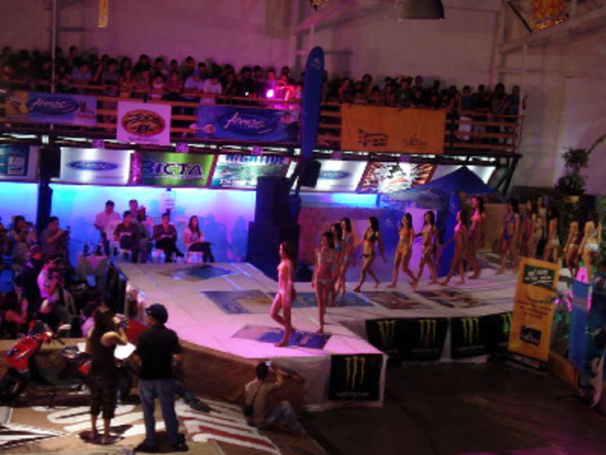 Pasarela de las participantes...