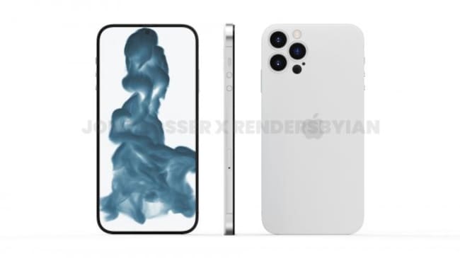 Render de iPhone 14.