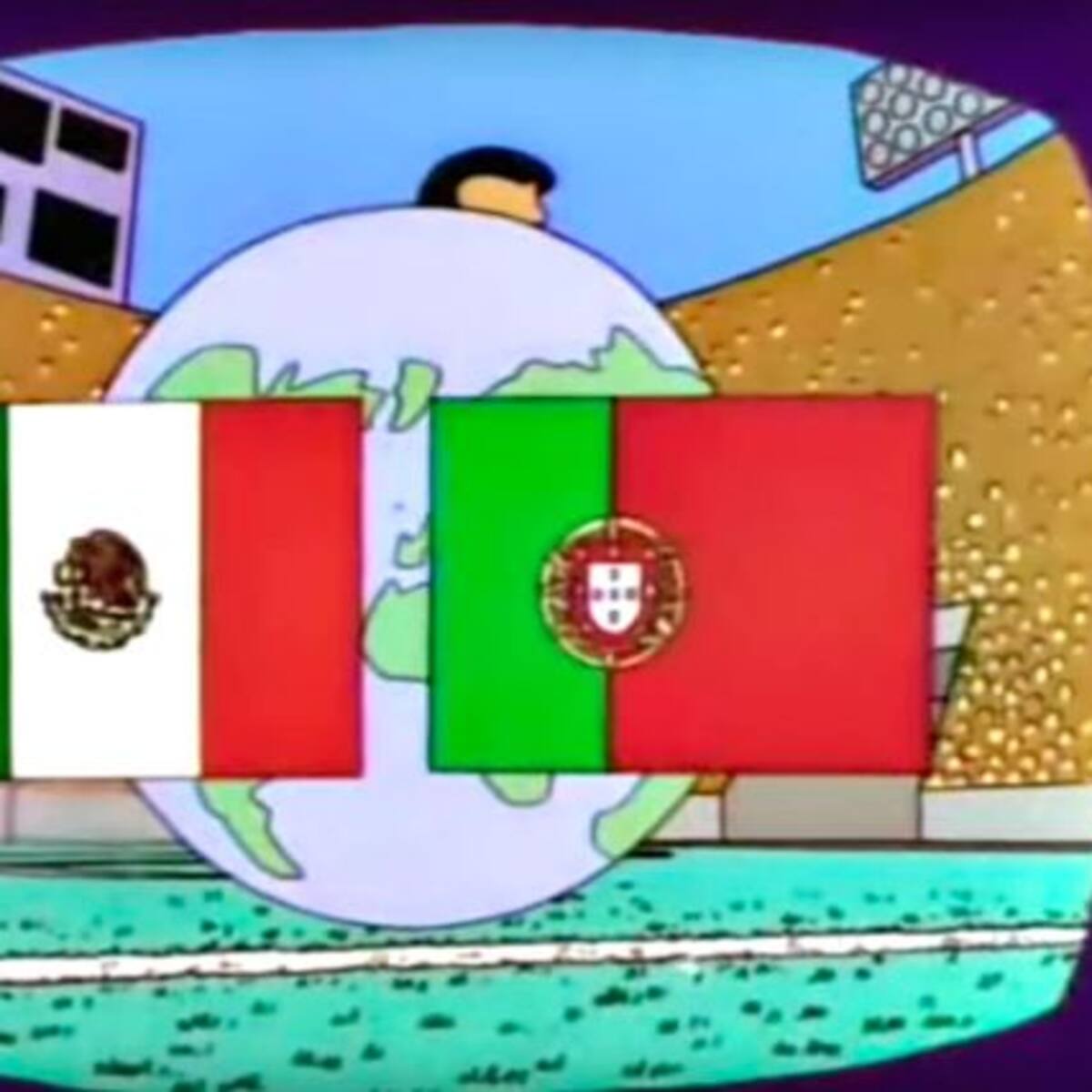 Los Simpson "predicen" que México y Portugal jugarán la final del Mundial