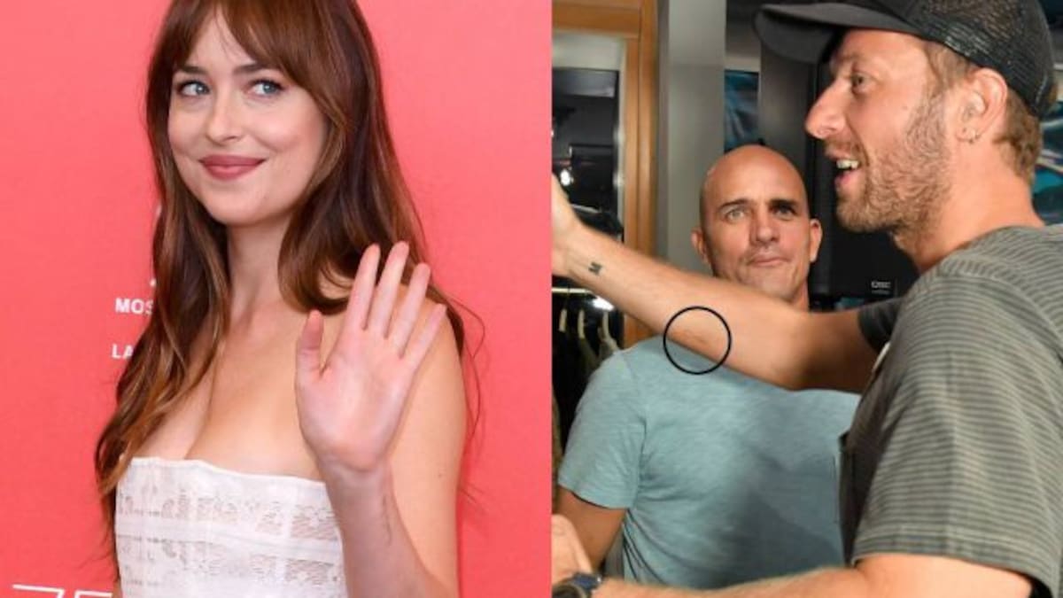 Dakota Johnson y Chris Martin se hicieron el mismo tatuaje