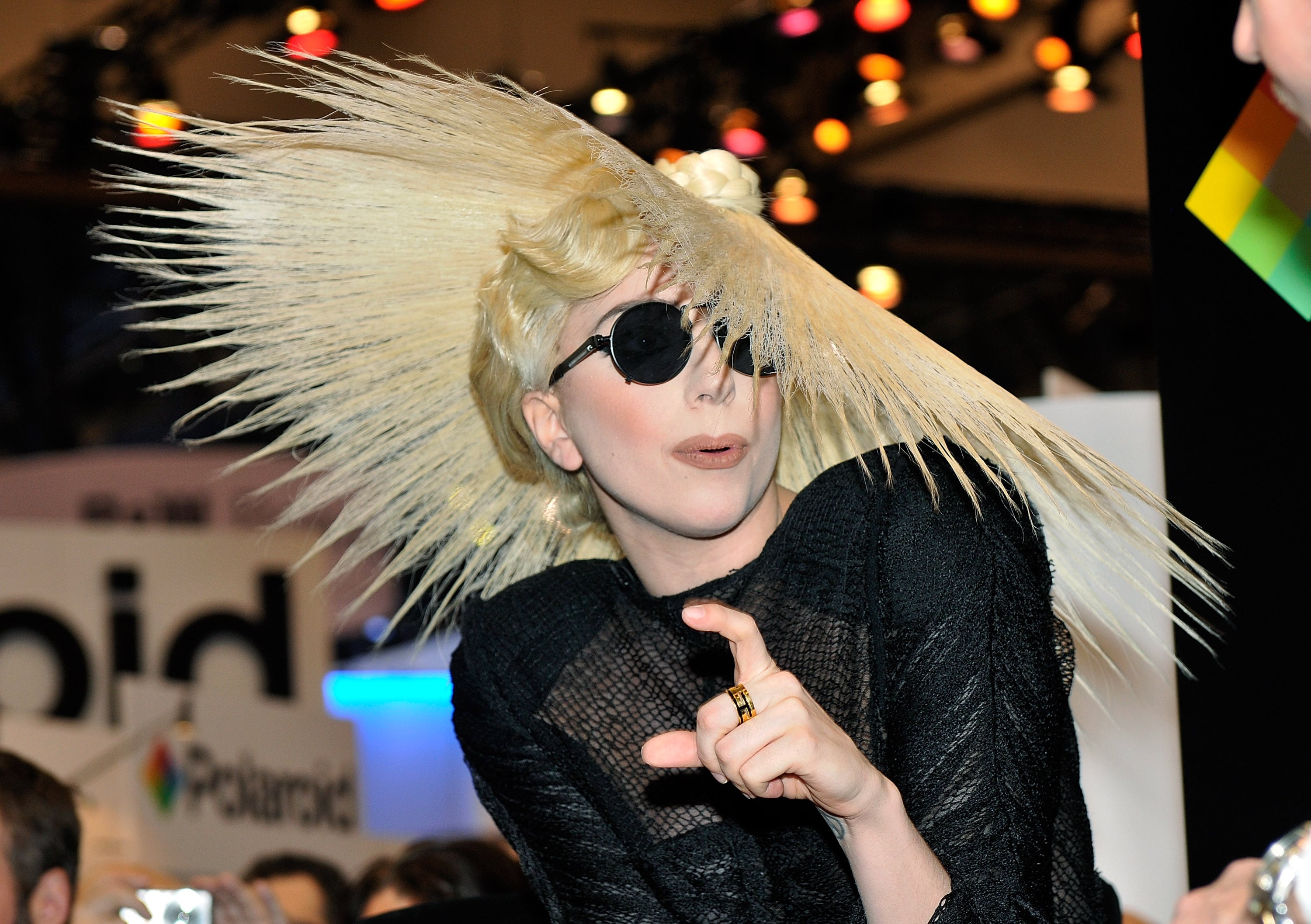 Lady Gaga en Las Vegas en 2010. Getty.