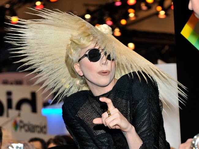 Lady Gaga en Las Vegas en 2010. Getty.