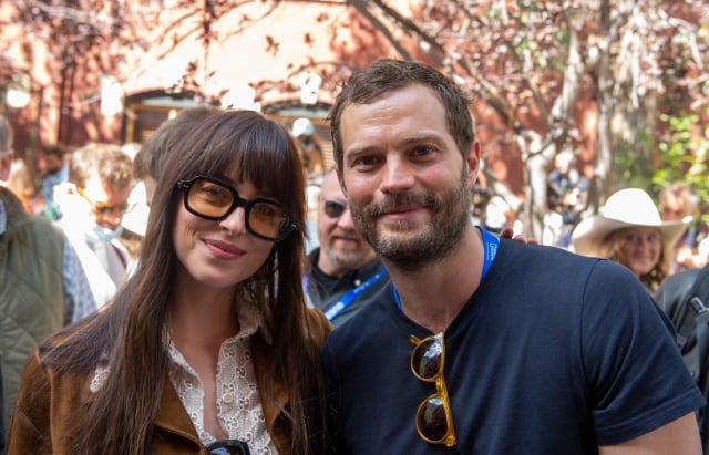 Dakota Johnson y Jamie Dornan en el Telluride Film Festival