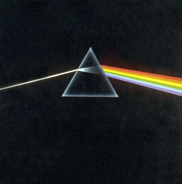 Portada del dico de Pink Floyd &#039;Dark Side Of The Moon&#039;, lanzado en 1973.