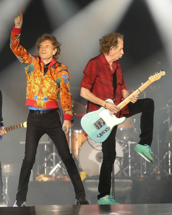 Mick Jagger y Keith Richards durante un concierto en Nueva Jersey en 2019.