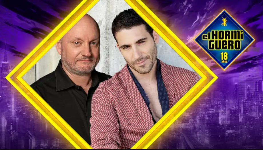 Miguel Ángel Silvestre y Juan José Campanella en &#039;El Hormiguero&#039;