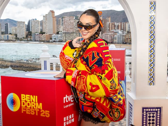 Inés Hernand en el Benidorm Fest 2025.