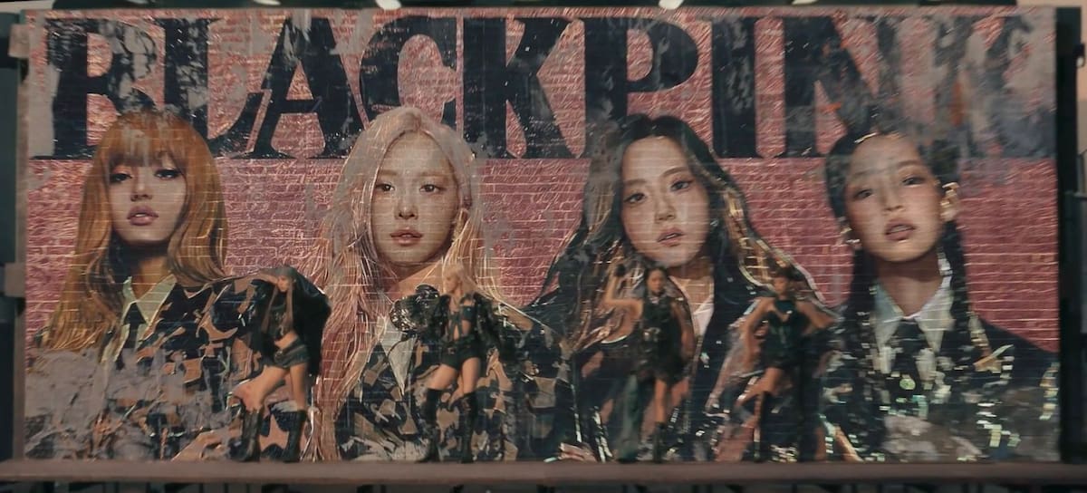 Blackpink en el videoclip de Jump