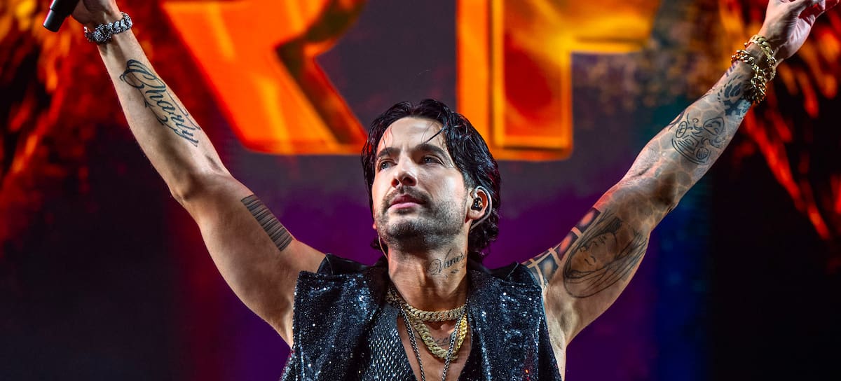Carlos Torres en el concierto en el Movistar Arena de Madrid de la gira de 'La reina del flow 2026'.