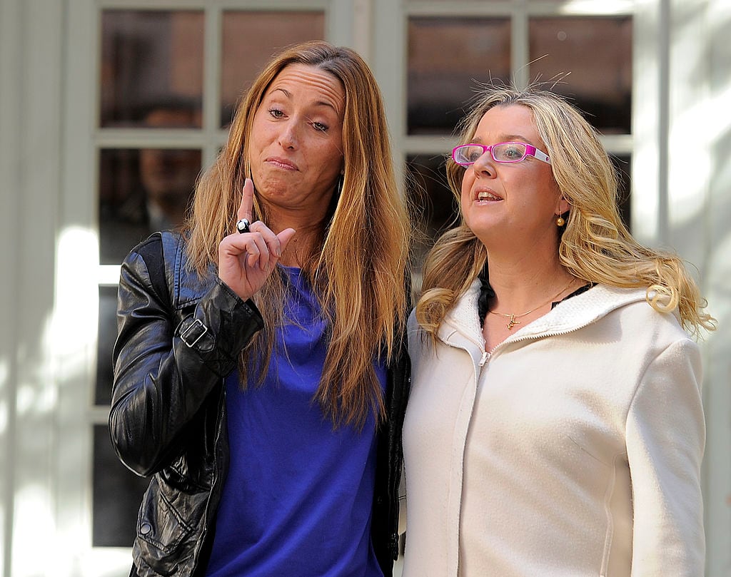 Gemma Mengual posa junto a Ana Tarrés en una imagen de 2012.