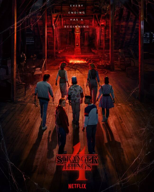 Póster oficial de 'Stranger Things 4'