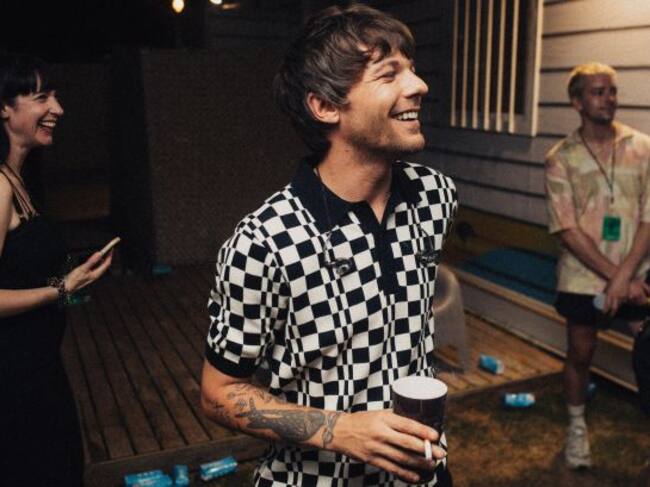 Louis en el backstage.