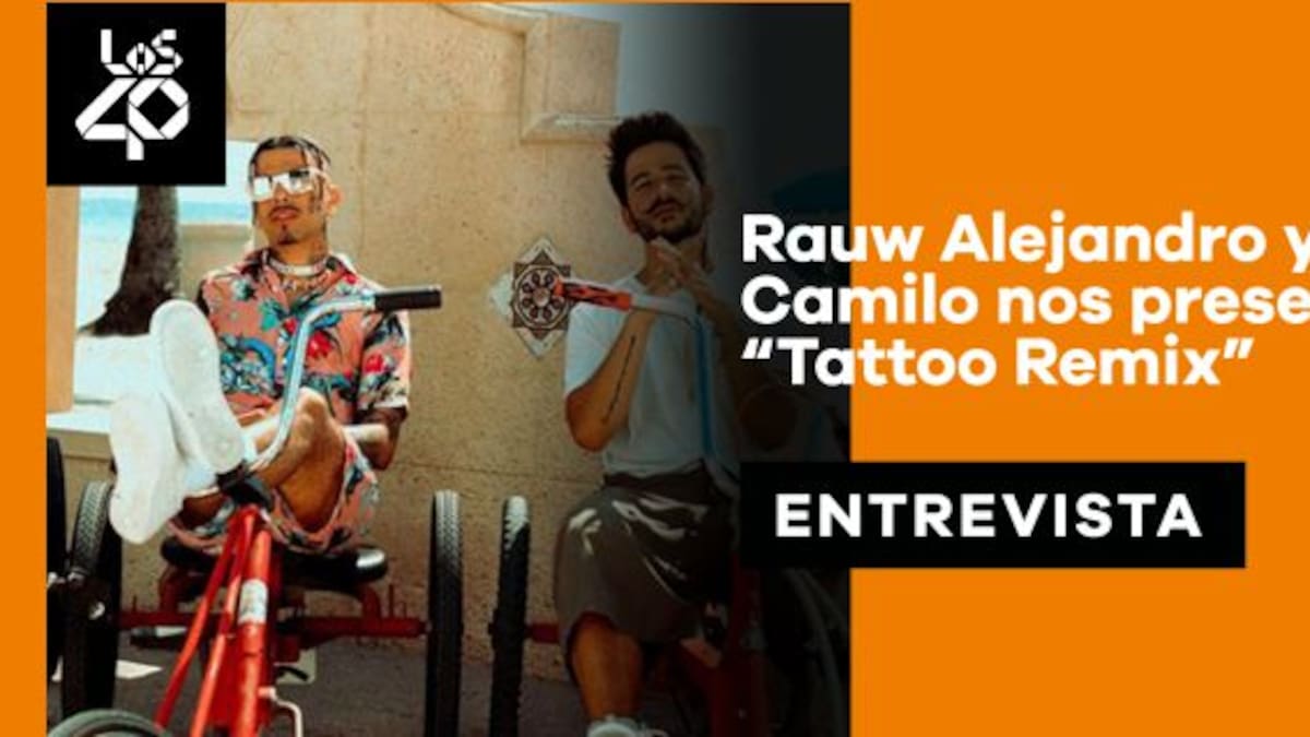 Entrevista a Rauw Alejandro y Camilo: Nos presentan "Tattoo Remix"