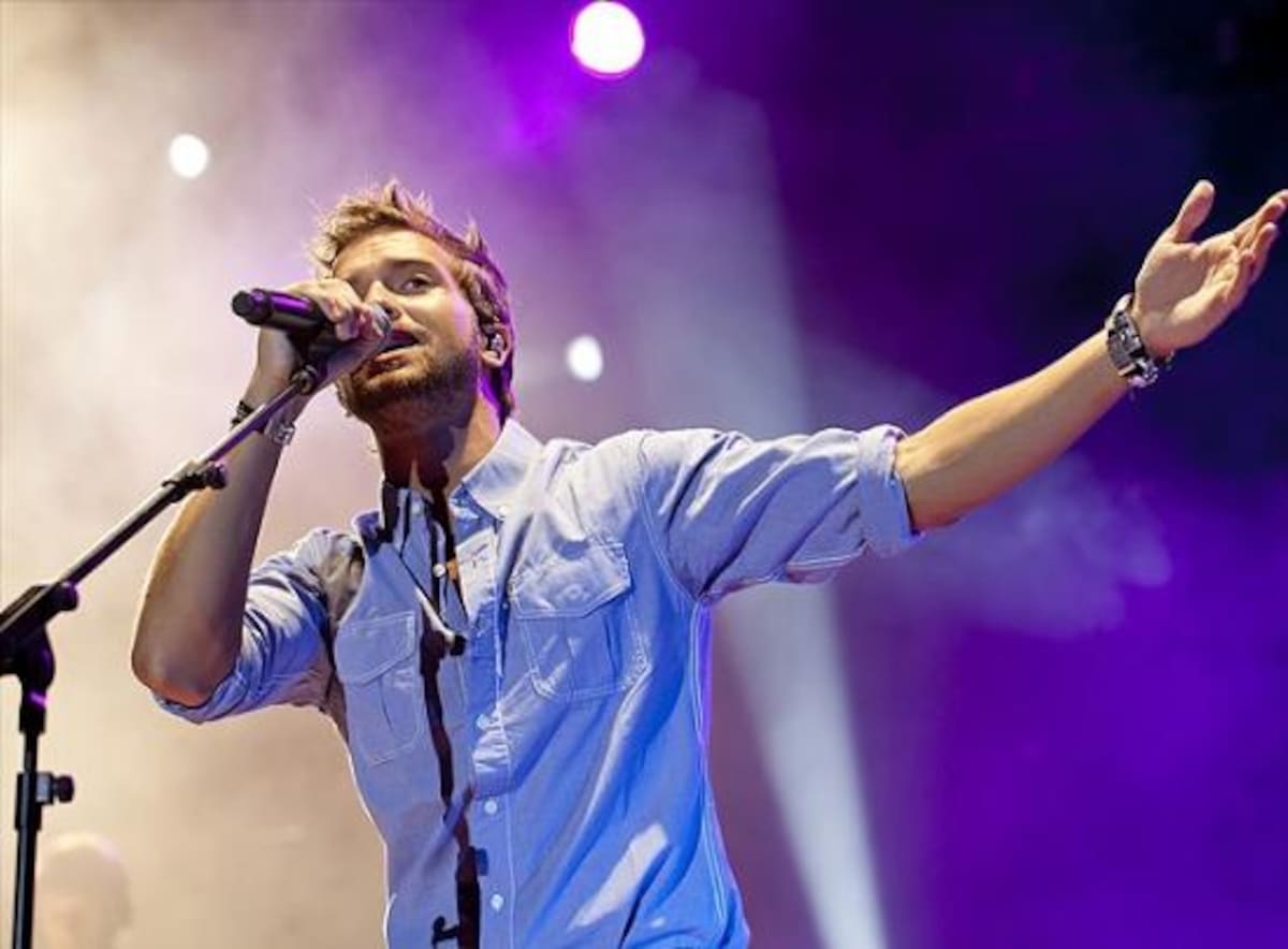 Pablo Alborán, en directo en su gira de 2011
