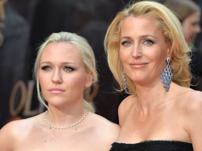 Gillian Anderson en The Oliver Awards en 2015 / Getty