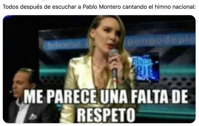 Reacciones al error de Pablo Montero con el Himno Nacional