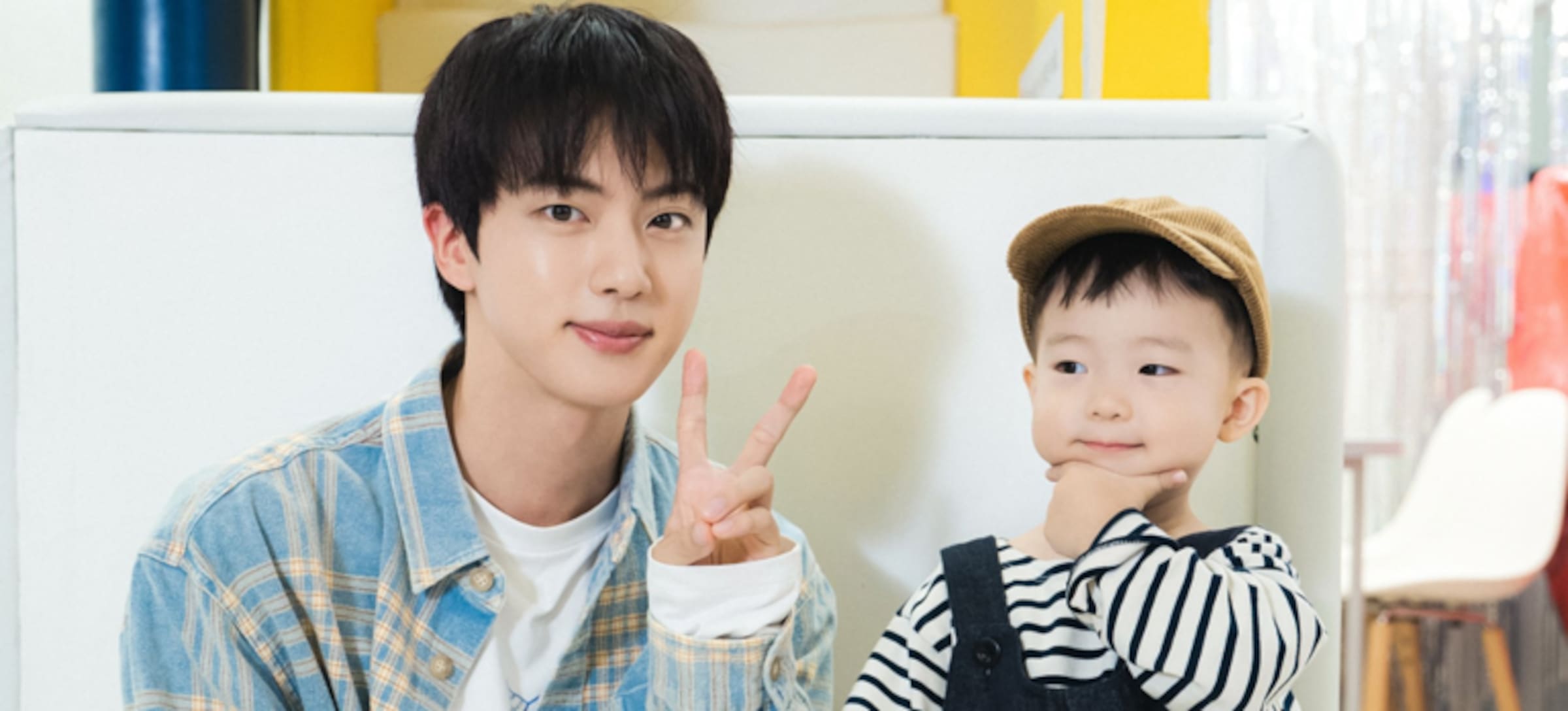 Jin de BTS encanta a sus fans con un tierno episodio junto a un niño en ...