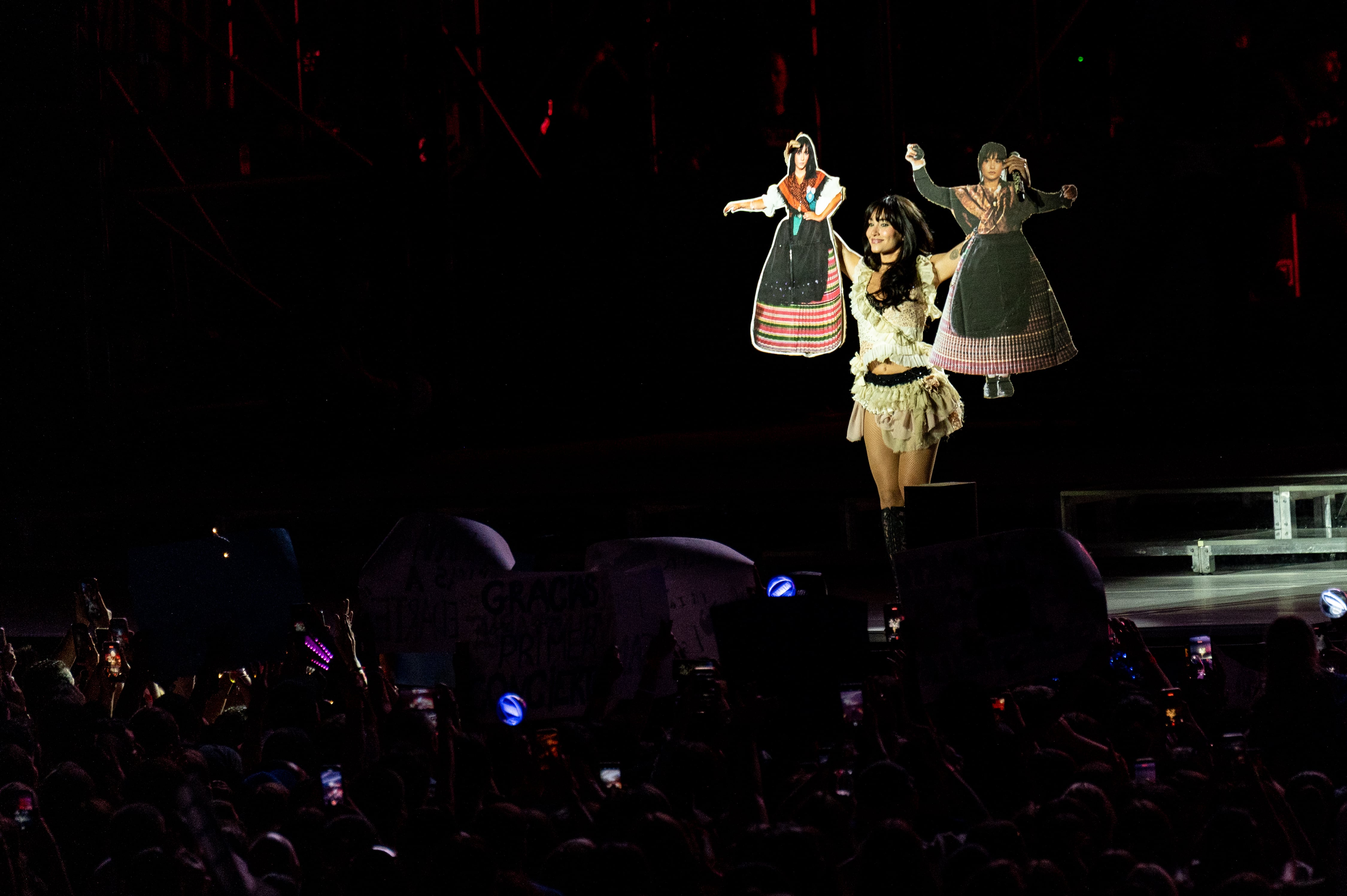 Aitana en el concierto de Albacete