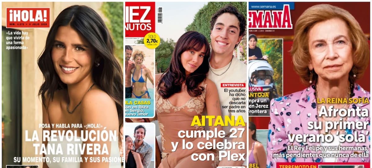 Las portadas de las revistas del corazón de hoy, 1 de julio de 2026 (Instagram)
