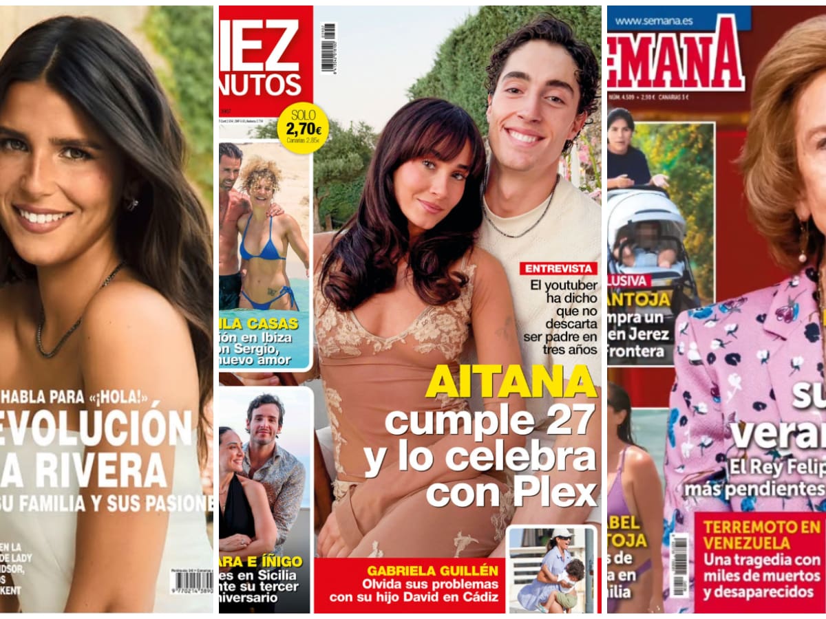 Las portadas de las revistas del corazón de hoy, miércoles 1 de julio: Aitana con Plex, Elsa Pataky, Sheila Casas y Tana Rivera | LOS40