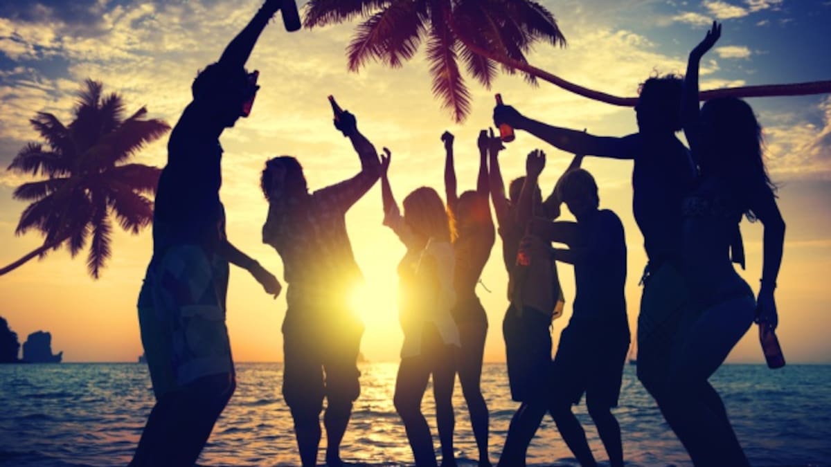 Fin de año en la playa