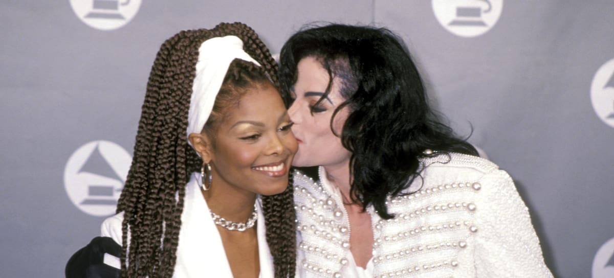 Michael Jackson y Janet Jackson, en los Grammy en 1992