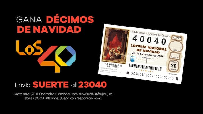 Gana décimos de lotería del 40.040 escuchando LOS40.