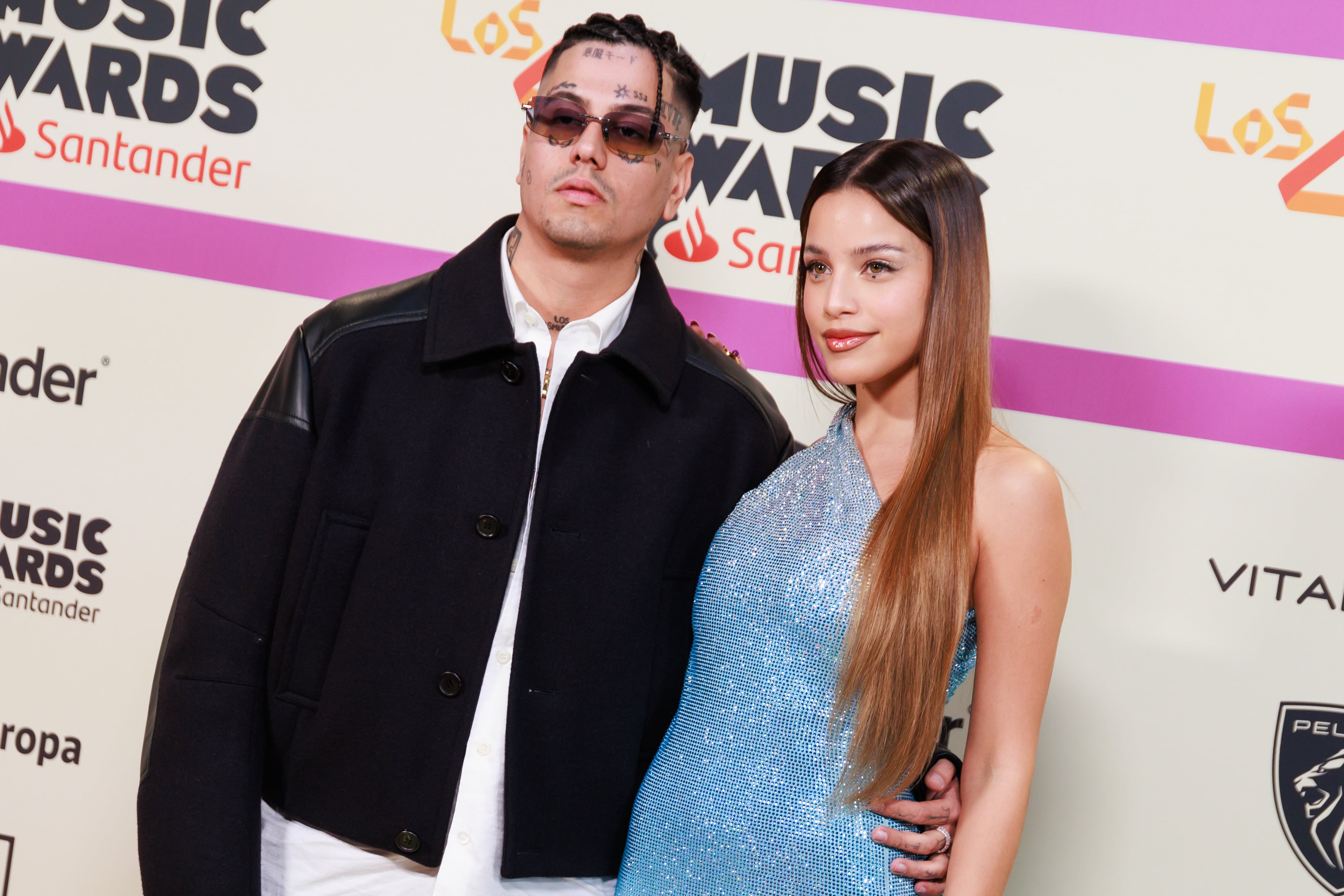 Duki y Emilia en LOS40 Music Awards Santander 2023