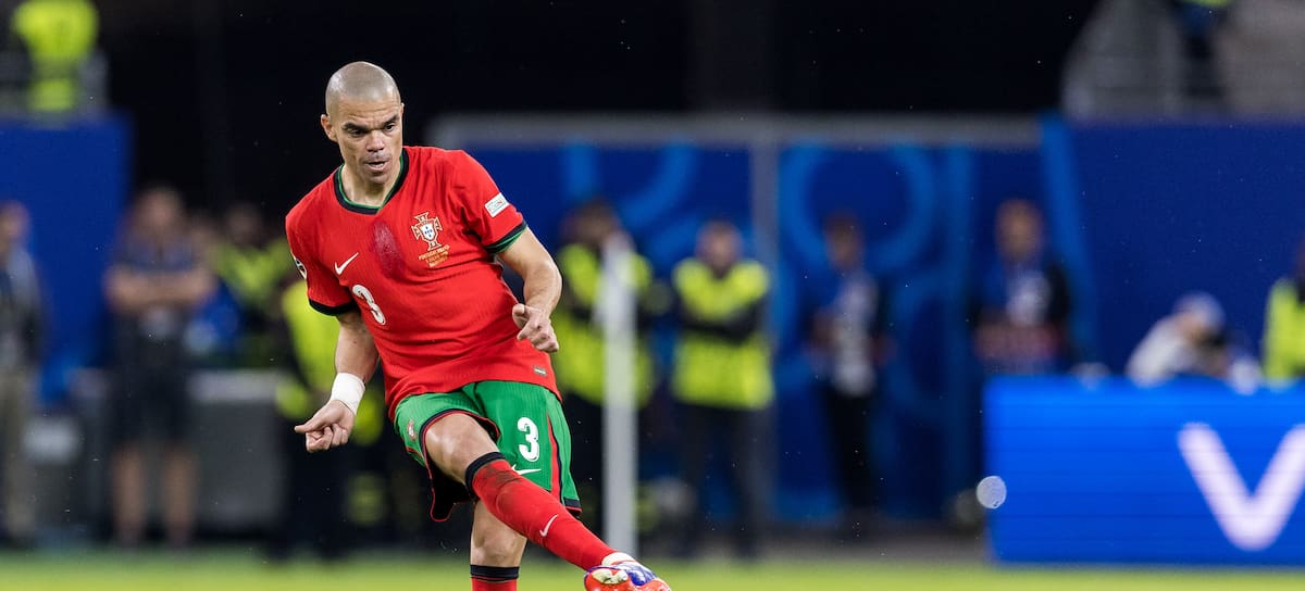 Pepe, en los cuartos de final de la Eurocopa 2024.