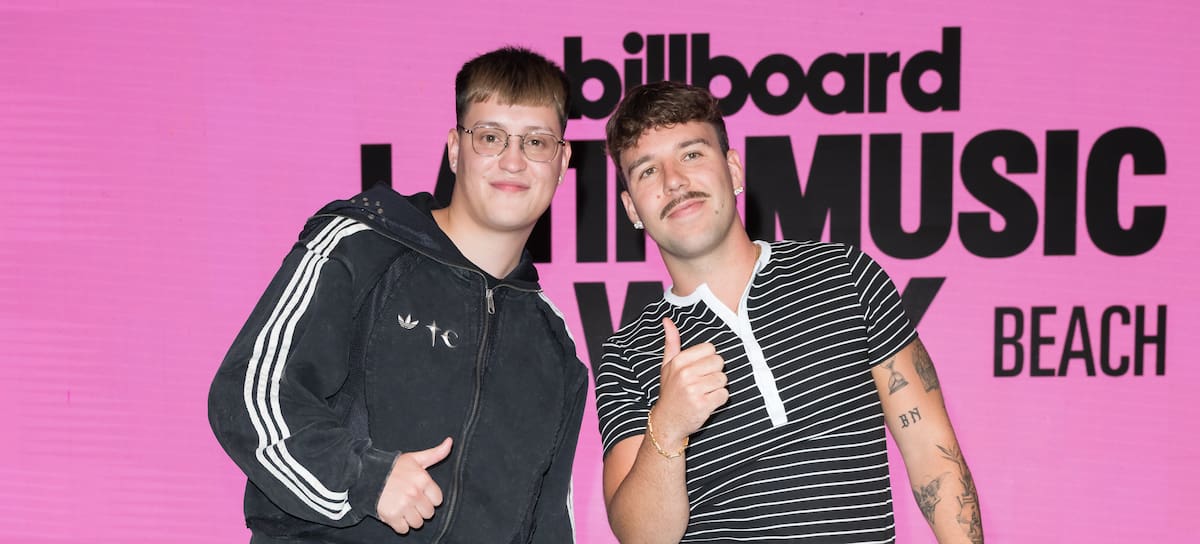Kidd Voodoo y Quevedo en la 'Latin Music Week' de Billboard.