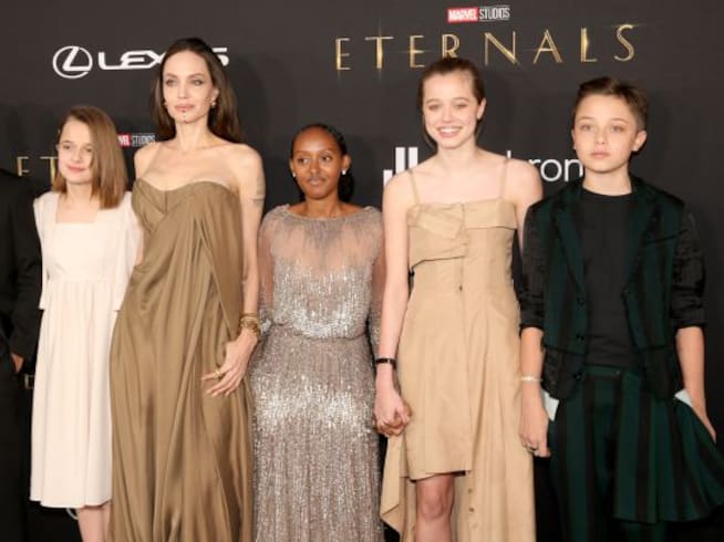 Shiloh Jolie-Pitt sorprendió con nuevo look en alfombra de Eternals